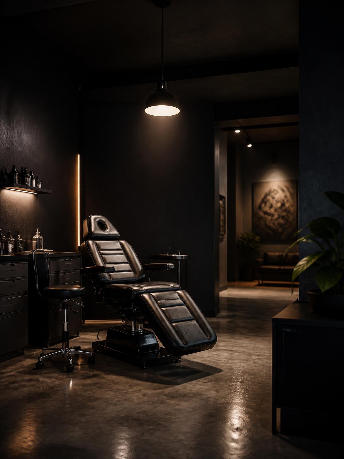 Interior del estudio de tatuajes MONSTERS UNDER YOUR BED en Sanxenxo